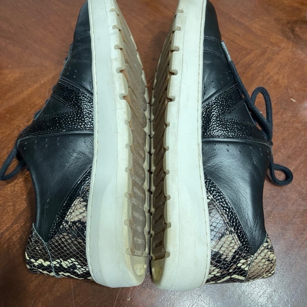 Vionic Black and Snake Print Sneakers - Picture 6 of 12